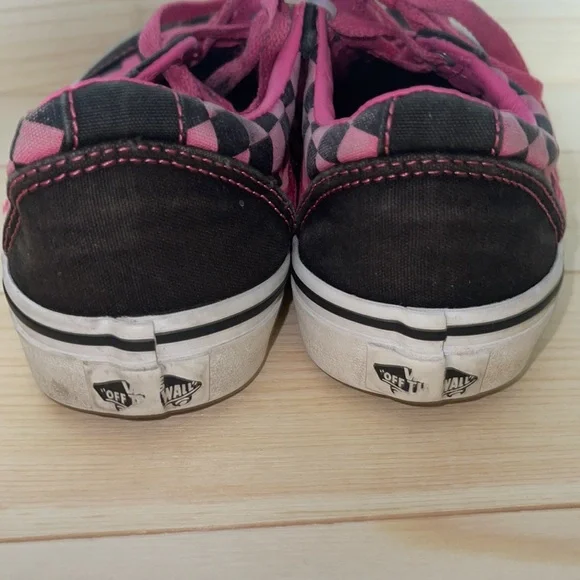 Pink Old Skool Vans Size 2 - Picture 3 of 4